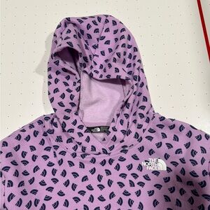 The North Face Kids Lavender Patterned Hoodie